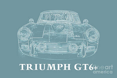 Winslow Homer Royalty Free Images - Triumph GT6 Plus Royalty-Free Image by Edward Fielding