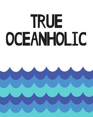 Beach Mixed Media - True Oceanholic by Studio Grafiikka
