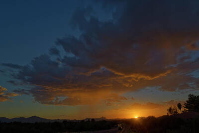 Mark Myhaver Royalty Free Images - Tucson Sunset h12 Royalty-Free Image by Mark Myhaver