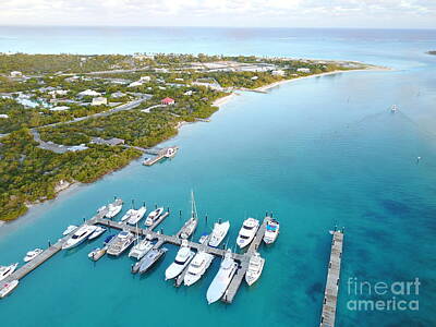 Raynor Garey Royalty-Free and Rights-Managed Images - Turks and Caicos Inlet by Raynor Garey