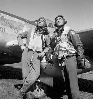 Best Sellers - Landmarks Photo Royalty Free Images - Tuskegee Airmen Royalty-Free Image by War Is Hell Store