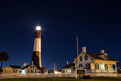Christmas In The City - Tybee Island Light Station by Rhonda Krause
