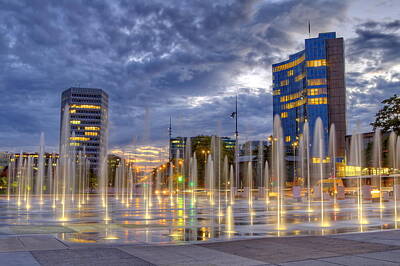 Bald Eagle - United-Nations place, Geneva, Switzerland, HDR by Elenarts - Elena Duvernay photo