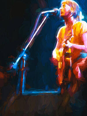 Rock And Roll Paintings - Unplugged by Bob Orsillo