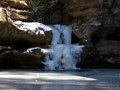 Womens Empowerment Rights Managed Images - Upper Falls at Old Mans Cave 5 Royalty-Free Image by Jeff Roney
