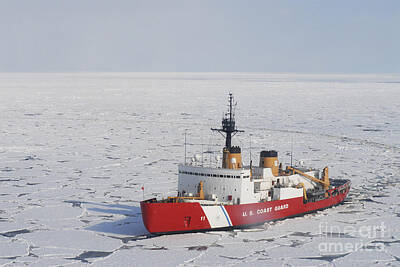 Beach Royalty-Free and Rights-Managed Images - Uscgc Polar Sea Conducts A Research by Stocktrek Images
