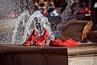 New Years - Valencia - The Red Shoes Project 2 by Mary Machare