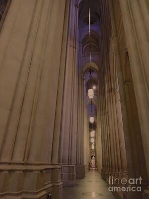 Female Outdoors - Vault in St Johns Cathedral in NYC by Doug Swanson