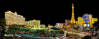Paris Skyline Royalty-Free and Rights-Managed Images - Vegas Splendor  by Az Jackson