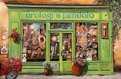 Royalty-Free and Rights-Managed Images - Vendita Di Orologi A Dondolo by Guido Borelli
