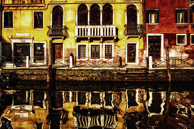 Ballerina - Venice Canal View by M G Whittingham