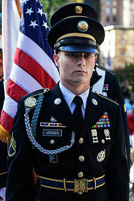 Donut Heaven - Veterans Day NYC 11_11_16 Honor Guard by Robert Ullmann