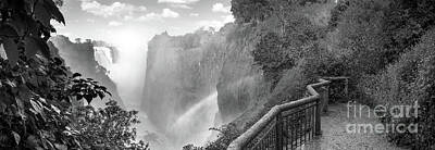 Staff Picks Cortney Herron - Victoria Falls Black And White by THP Creative