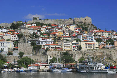 Sean Davey Underwater Photography - View of Old Town and Castle Kavala Greece by Ivan Pendjakov