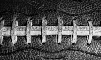 Abstract Stripe Patterns - Vintage Football 6 by David Patterson
