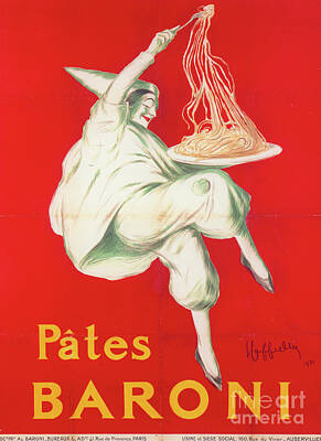 Royalty-Free and Rights-Managed Images - Vintage Pasta Poster Paris by Mindy Sommers
