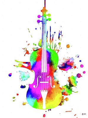 Firefighter Patents Royalty Free Images - Violin Colored Royalty-Free Image by Daniel Janda