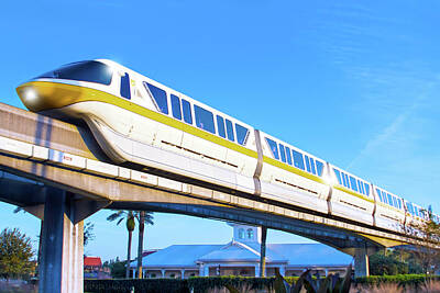 Mark Andrew Thomas Royalty-Free and Rights-Managed Images - Walt Disney World Monorail by Mark Andrew Thomas