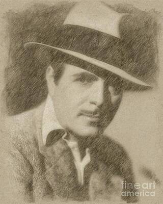 Fantasy Drawings - Walter Baxter, Actor by Esoterica Art Agency