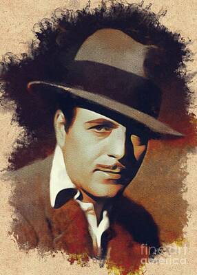 Celebrities Royalty-Free and Rights-Managed Images - Warner Baxter, Hollywood Legend by Esoterica Art Agency