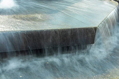 Cowboy - Water flowing in city fountain by Miroslav Nemecek