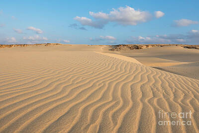 Giuseppe Cristiano -  Waves on sand dunes  in Chaves beach Praia de Chaves in Boavist by Samuel Borges