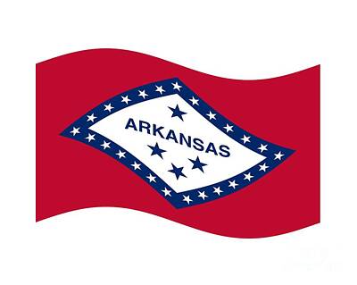 The Beatles - Waving Arkansas Flag by Frederick Holiday