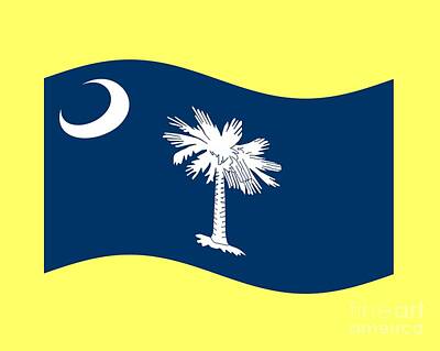 Giuseppe Cristiano - Waving South Carolina Flag by Frederick Holiday