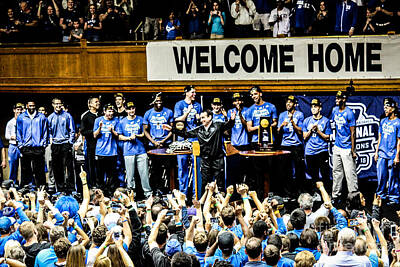 Recently Sold - Athletes Photos - Welcome Home Champs by Robert Yaeger