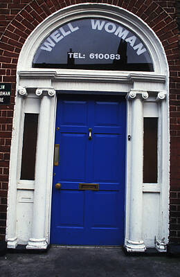Grateful Dead Royalty Free Images - Well Woman Door in Dublin Royalty-Free Image by Carl Purcell