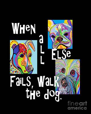 Spring Fling - When All Else Fails, Walk the Dog by Eloise Schneider Mote