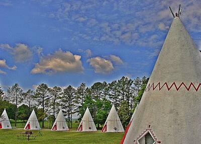 Abstract Works - Wigwam Village,  KY by Stacie Siemsen
