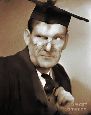 Celebrities Royalty-Free and Rights-Managed Images - Will Hay, Movie Legends by Esoterica Art Agency