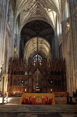 Marvelous Marble Rights Managed Images - Winchester Cathedral Altar Royalty-Free Image by Chris Day