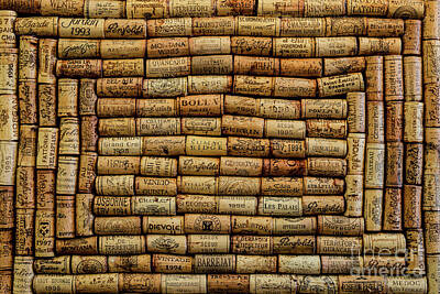 Wine Photos - Wine Cork Board by M G Whittingham