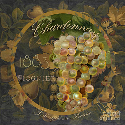 Wine Rights Managed Images - Wines of France Chardonnay Royalty-Free Image by Mindy Sommers