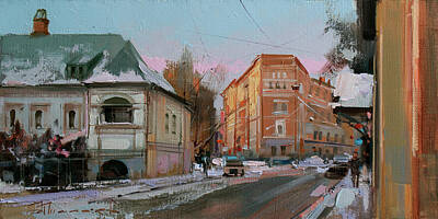 Prescription Medicine - Winter evening at Spiridonovka. by Alexey Shalaev