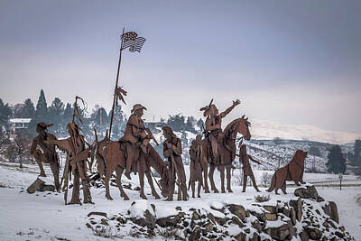 On Trend Breakfast - Winter Native American Sculpture by Brad Stinson