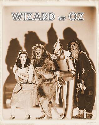 Celebrities Photos - Wizard of Oz by Esoterica Art Agency