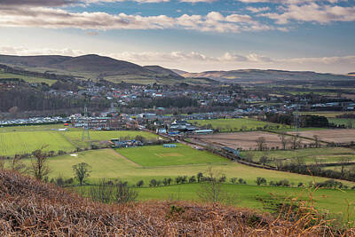 Vintage Chrysler Royalty Free Images - Wooler Town in Foothills of the Cheviots Royalty-Free Image by David Head