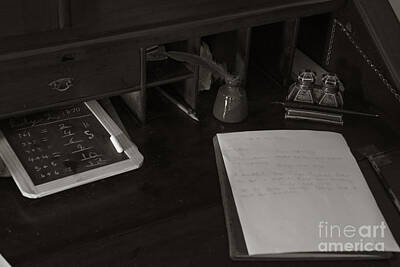 Vintage Diner - Writing Desk 1 by Wesley Farnsworth