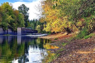 Jerry Sodorff Royalty-Free and Rights-Managed Images - Yamhill River Locks HDR 5742 by Jerry Sodorff