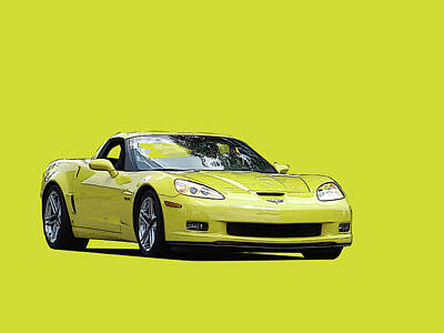 The Bunsen Burner - Yellow Vette by William Moore
