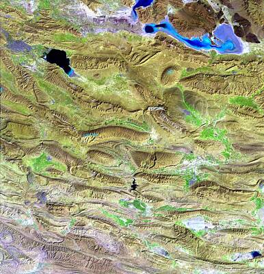 Rights Managed Images - Zagros mountains from space  Royalty-Free Image by Leonardo Sandon