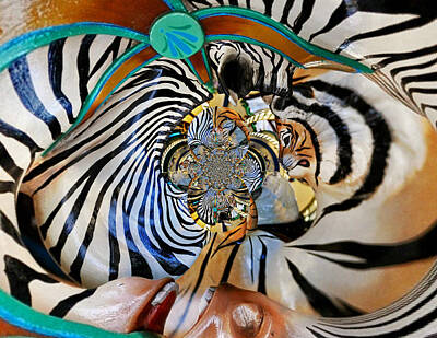Comedian Drawings Royalty Free Images - Zoo Animal Abstract Royalty-Free Image by Marty Koch