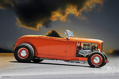 Animals And Earth - 1932 Ford Roadster Profile by Dave Koontz