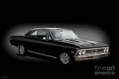 Sports Royalty-Free and Rights-Managed Images - 1966 Chevelle Super Sport SS396 by Dave Koontz
