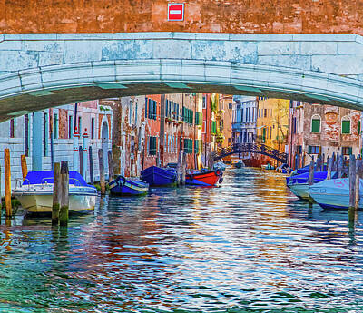 Everything Batman Royalty Free Images - Afternoon Light in Venice Canal Royalty-Free Image by Darryl Brooks
