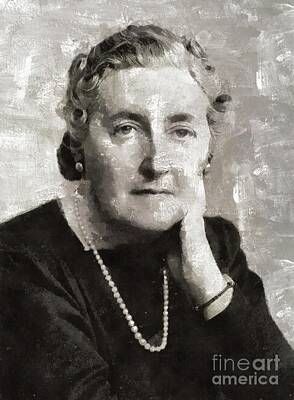 Luck Of The Irish - Agatha Christie, Literary Legend by Esoterica Art Agency