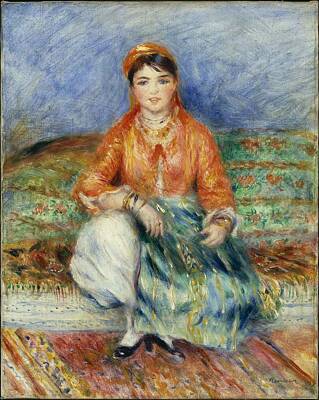 Shaken Or Stirred - Algerian Girl 1881 by Pierre Auguste Renoir